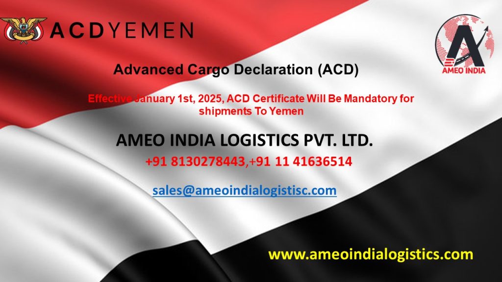 ACD Certificate for Yemen